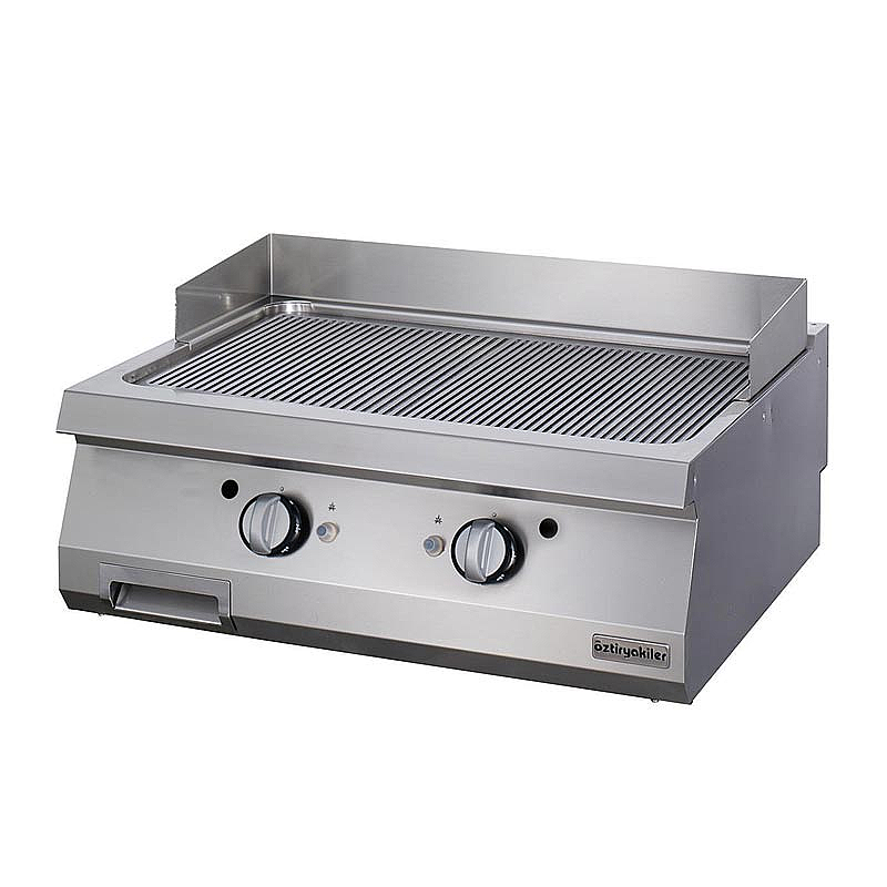 Öztiryakiler OGG 8070 N Oluklu Grill Plate, 80x70 cm, Gazlı, 40 Kg. - 1