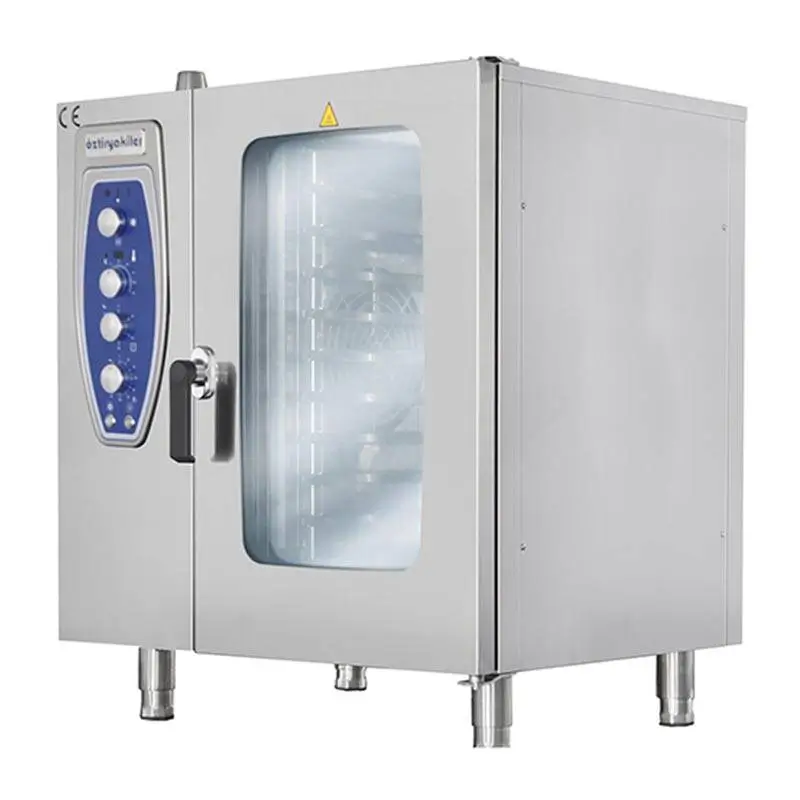 Öztiryakiler OKFE 102 Konveksiyonlu Kızaklı Fırın, Emniyet Termostatlı, GN 2/1 10 Tepsi Kapasiteli, Elektrikli - 1