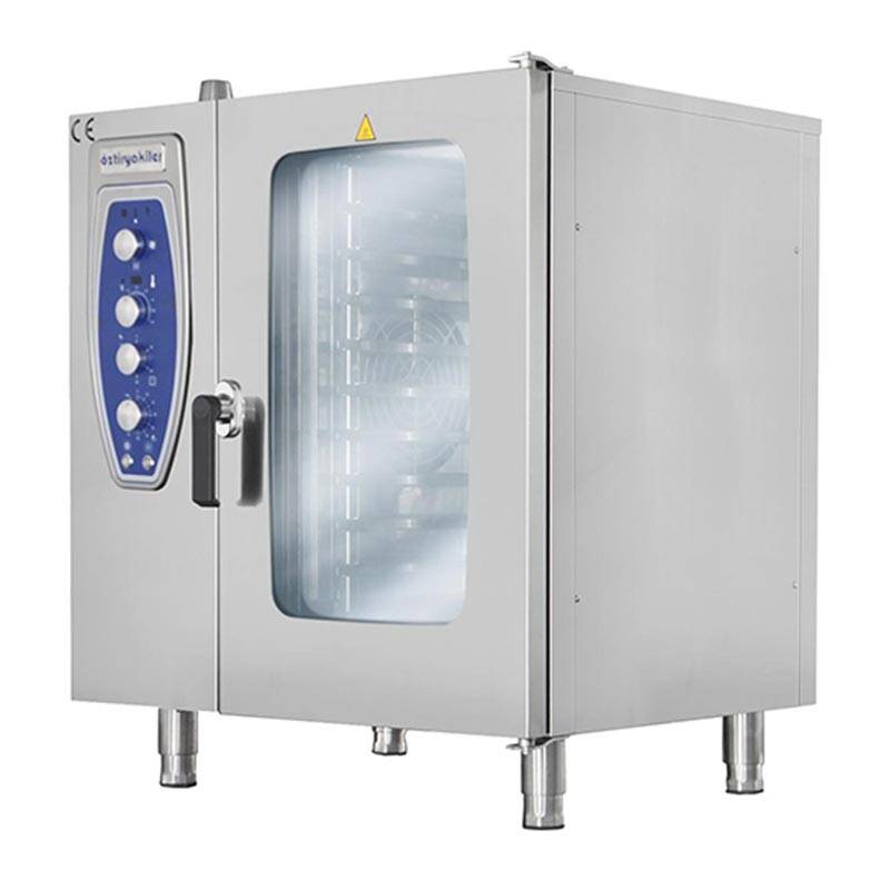 Öztiryakiler OKFG 601 Konveksiyonlu Kızaklı Fırın, Emniyet Termostatlı, GN 1/1 6 Tepsi Kapasiteli, Gazlı - 1