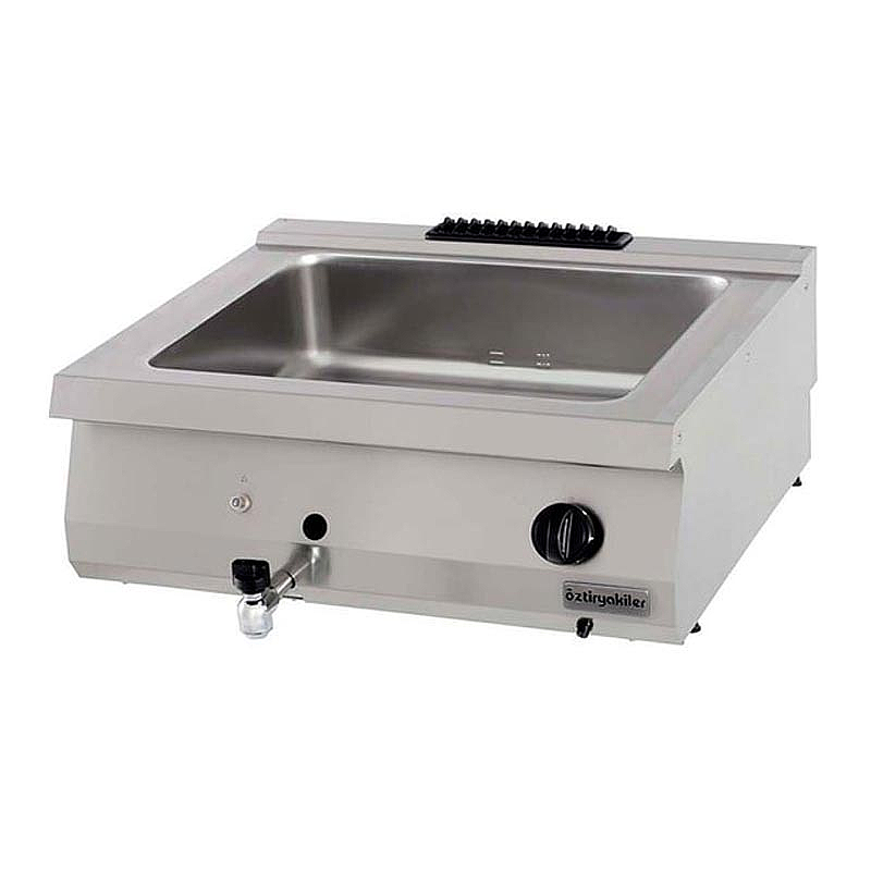 Öztiryakiler Optimum 700 Seri OBE 8070 E Set Üstü İkili Benmari, 80x70x28 cm, Elektrikli, 2 kW. - Öztiryakiler