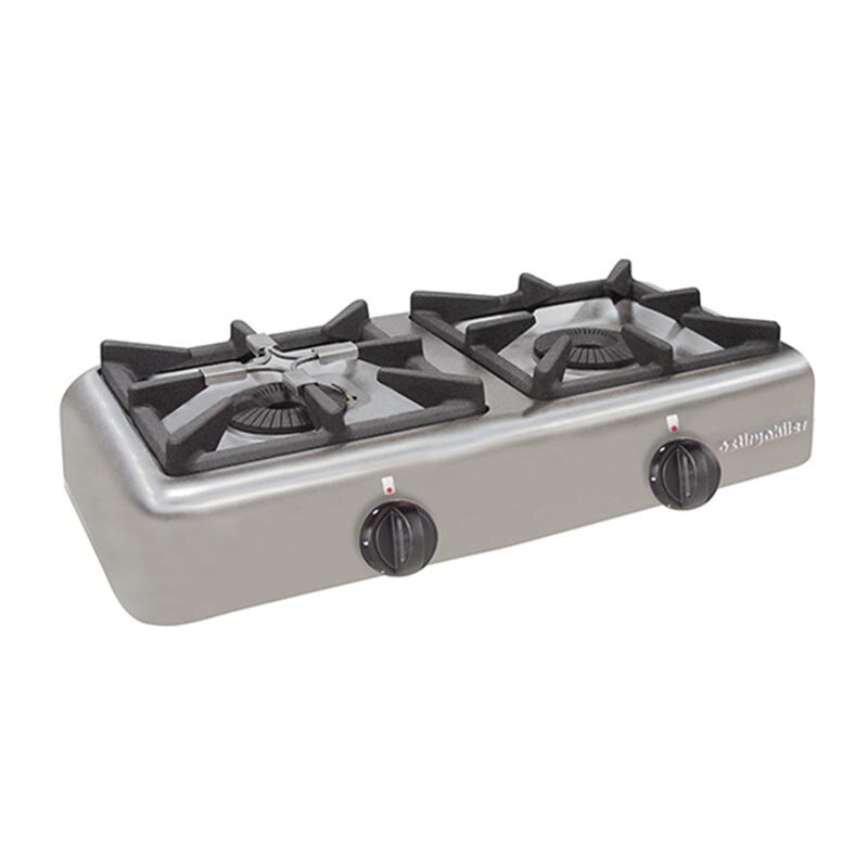 Öztiryakiler OSOG 4075 PA Set Üstü Compact Ocak, İkili, Sanayi Tipi, 75x40 cm, Gazlı - Öztiryakiler