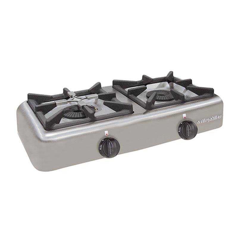 Öztiryakiler OSOG 4075 PA Set Üstü Compact Ocak, İkili, Sanayi Tipi, 75x40 cm, Gazlı - 1