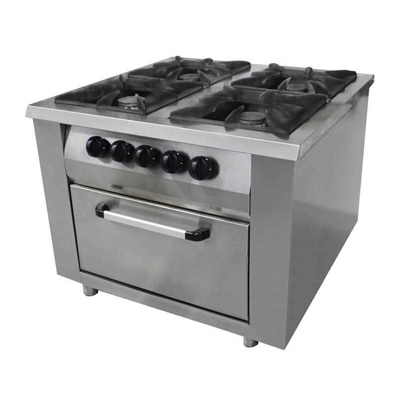 Öztiryakiler OSOGF 1010 Ekonomik Kuzine, 4 Ocaklı, 1m², Gazlı - Öztiryakiler