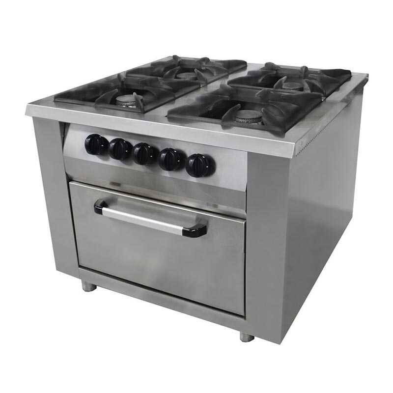 Öztiryakiler OSOGF 1010 Ekonomik Kuzine, 4 Ocaklı, 1m², Gazlı - 1