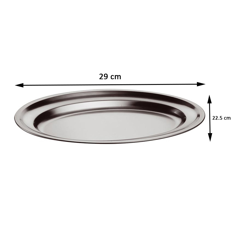 Öztiryakiler Oval Banket Tepsisi, 29x22.5x2 cm, Sunum Tepsisi - 2