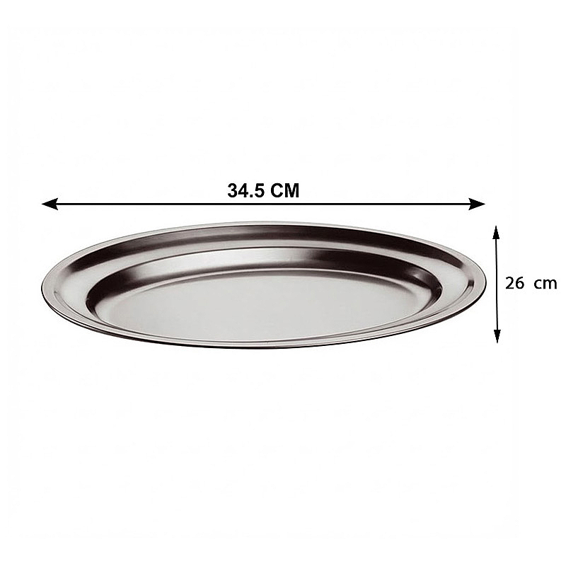 Öztiryakiler Oval Banket Tepsisi, 34.5x26x2 cm, Sunum Tepsisi - Öztiryakiler (1)