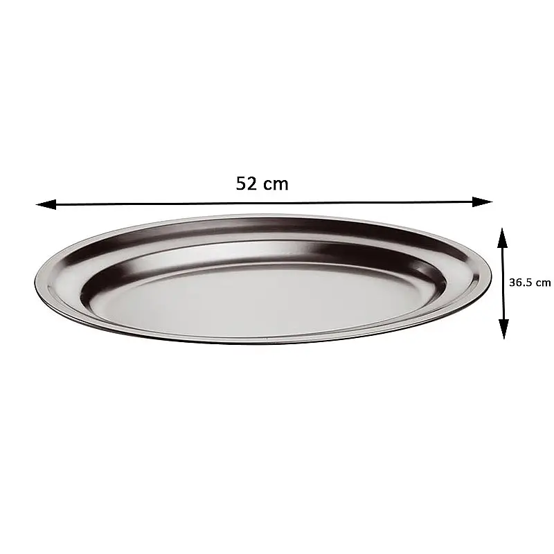 Öztiryakiler Oval Banket Tepsisi, 52x36.5x2 cm, Sunum Tepsisi - Öztiryakiler (1)
