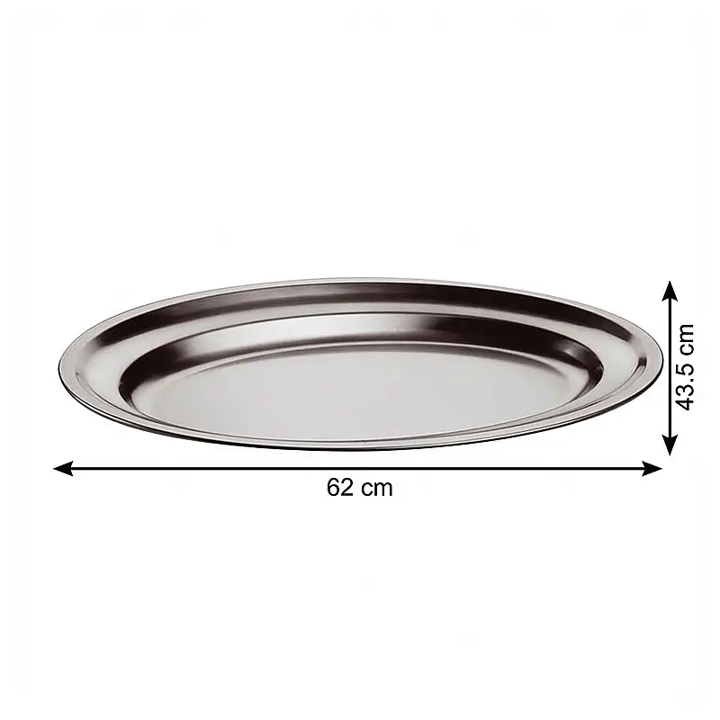 Öztiryakiler Oval Banket Tepsisi, 62x43.5x2 cm, Sunum Tepsisi - Öztiryakiler (1)