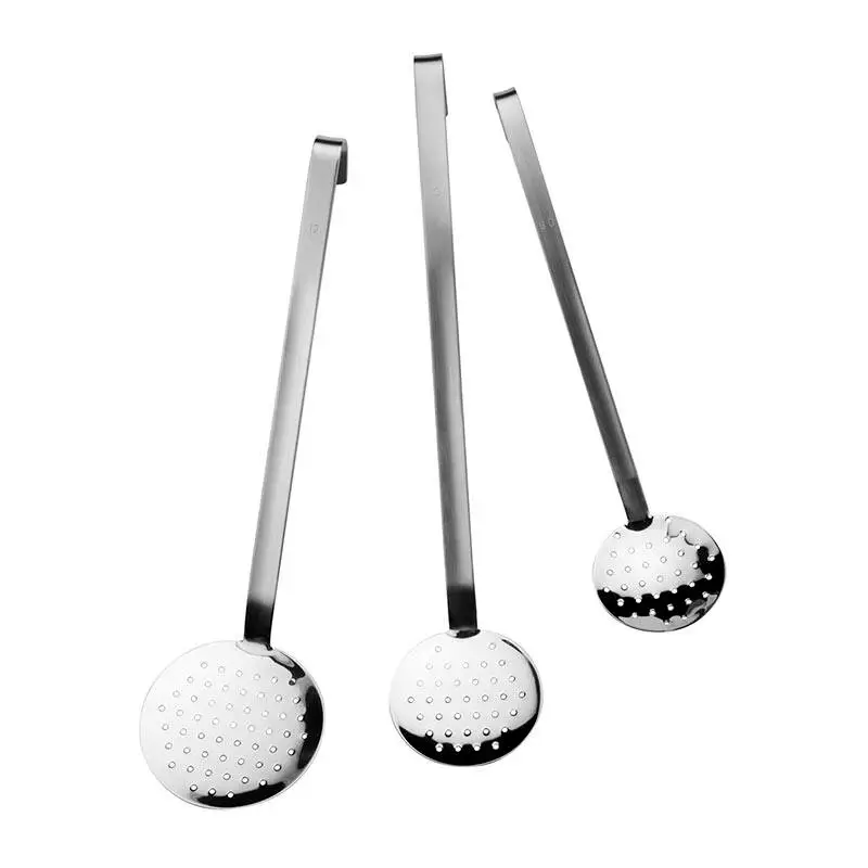Öztiryakiler Paslanmaz Çelik Kevgir, No:3, Kancalı Sap, 11 cm - 1