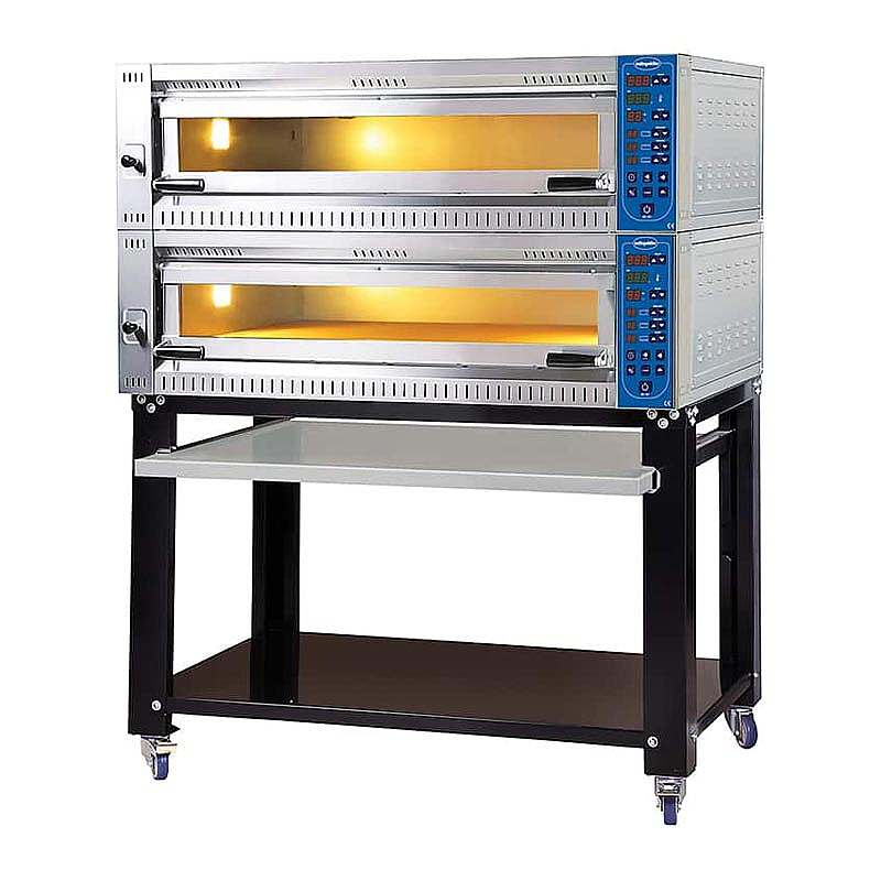 Öztiryakiler PROFI 10570 34 cm x 6 Pizza Kapasiteli Çift Katlı Tezgahlı Pide Pizza Lahmacun Fırını, 280 Kg. - 1