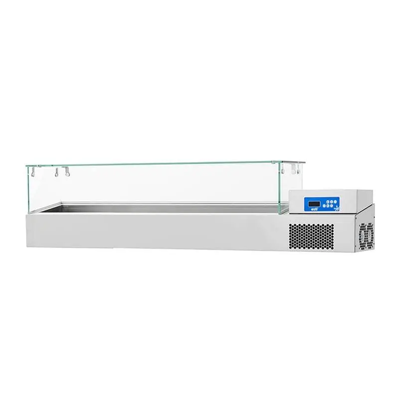 Öztiryakiler PZ72 E3 Yatay Tip Tezgah Üstü Pizza Hazırlık Ünitesi, 11 x GN 1/4, Elektrikli - 1