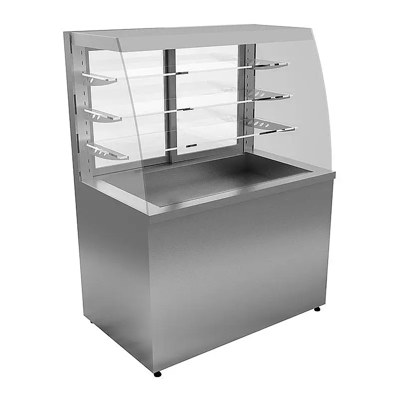 Öztiryakiler Self Servis Teşhir Dolabı, Nötr, 480 Lt, 75x150160 cm. - 1