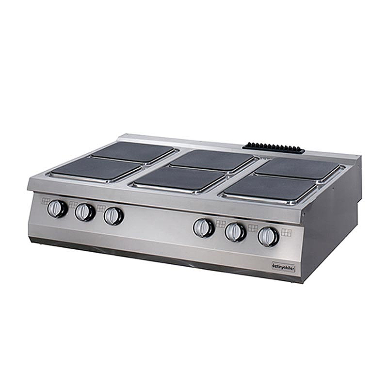 Öztiryakiler Set Üstü Altılı Ocak, 120x90x30 cm, Elektrikli, Monoblok - Öztiryakiler