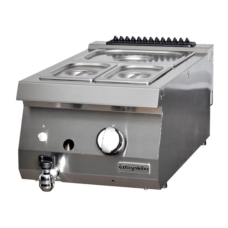 Öztiryakiler Set Üstü Benmari, 40x70x30 cm, Gazlı, Profesyonel - 1