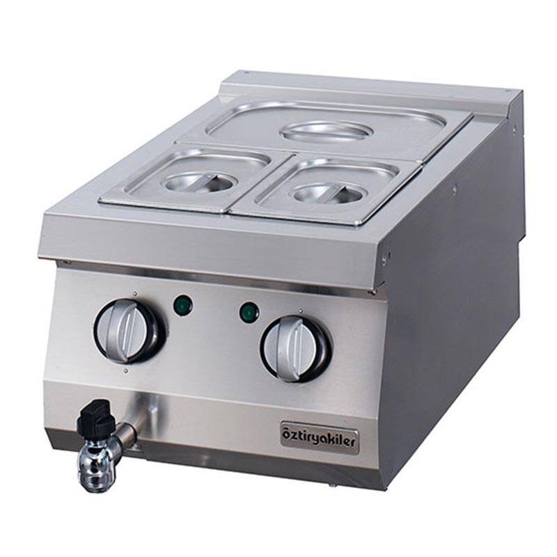 Öztiryakiler Set Üstü Benmari, Paslanmaz Çelik, 40x70x30 cm, Elektrikli - 1
