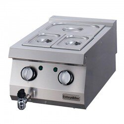 Öztiryakiler Set Üstü Benmari, Paslanmaz Çelik, 40x70x30 cm, Elektrikli - Öztiryakiler (1)