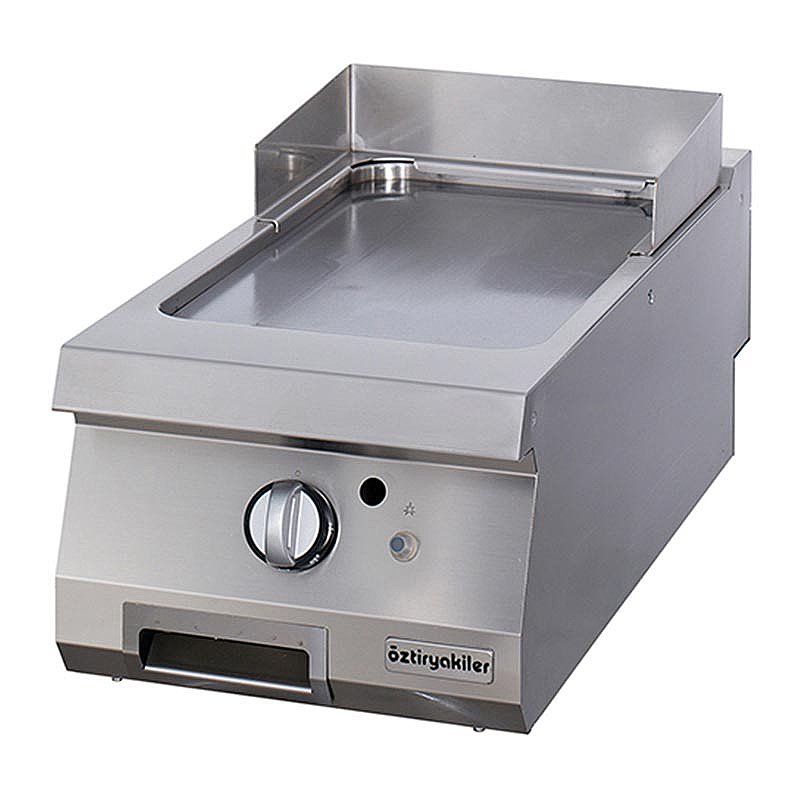 Öztiryakiler Set Üstü Düz Grill Plate, 40x90x30 cm, Krom, Gazlı, Paslanmaz Çelik - 1