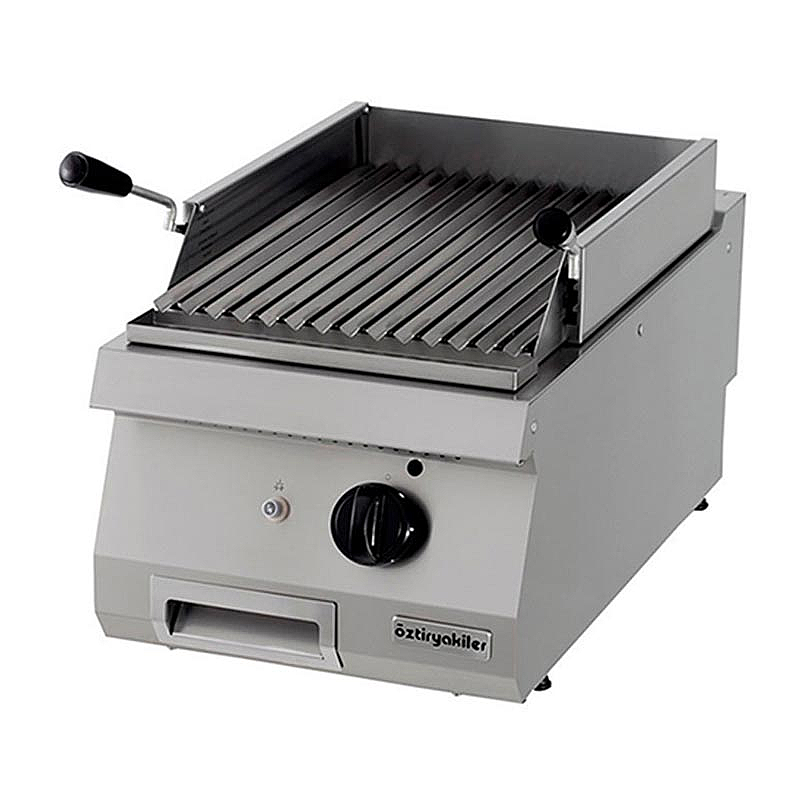Öztiryakiler Set Üstü Lavataşlı Izgara, 40x40x30 cm, Gazlı, Paslanmaz Çelik - Öztiryakiler