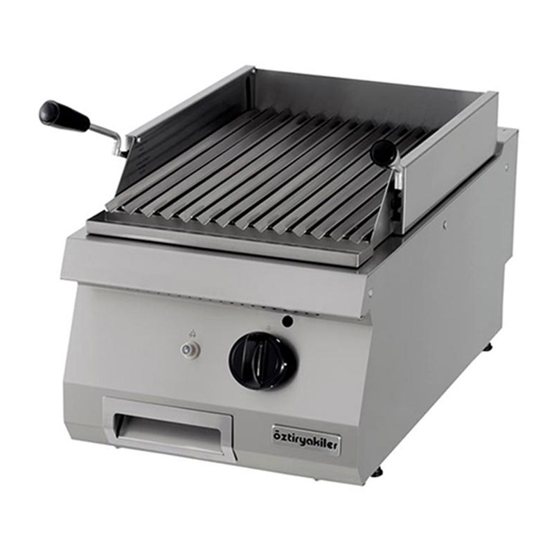 Öztiryakiler Set Üstü Lavataşlı Izgara, 40x90x30 cm, Gazlı, Paslanmaz Çelik - Öztiryakiler