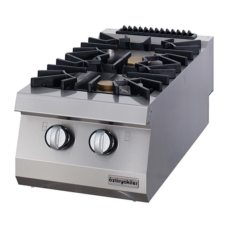 Öztiryakiler Set Üstü Ocak, 2 Gözlü, 40x90x30 cm, Gazlı - Öztiryakiler