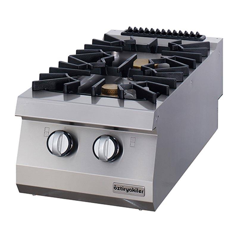 Öztiryakiler Set Üstü Ocak, 2 Gözlü, 40x90x30 cm, Gazlı - 1