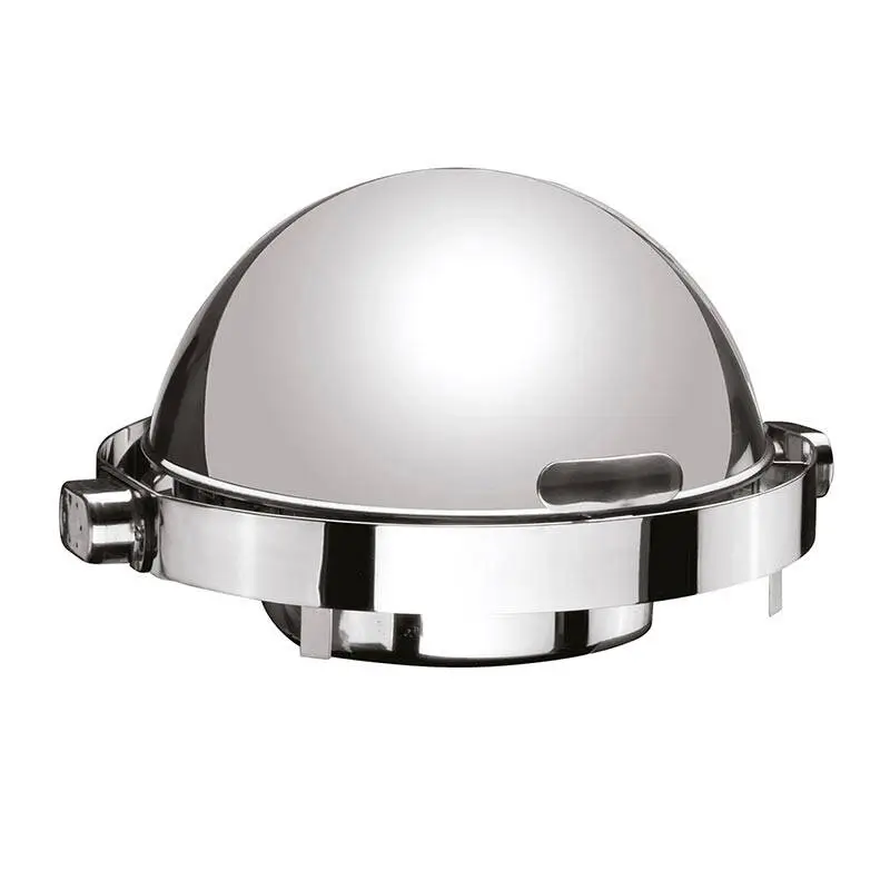 Öztiryakiler Setüstü Gömme Ayaklı Kızaklı Chafing Dish, Yarım Küre Kapak, Elektrikli - 1