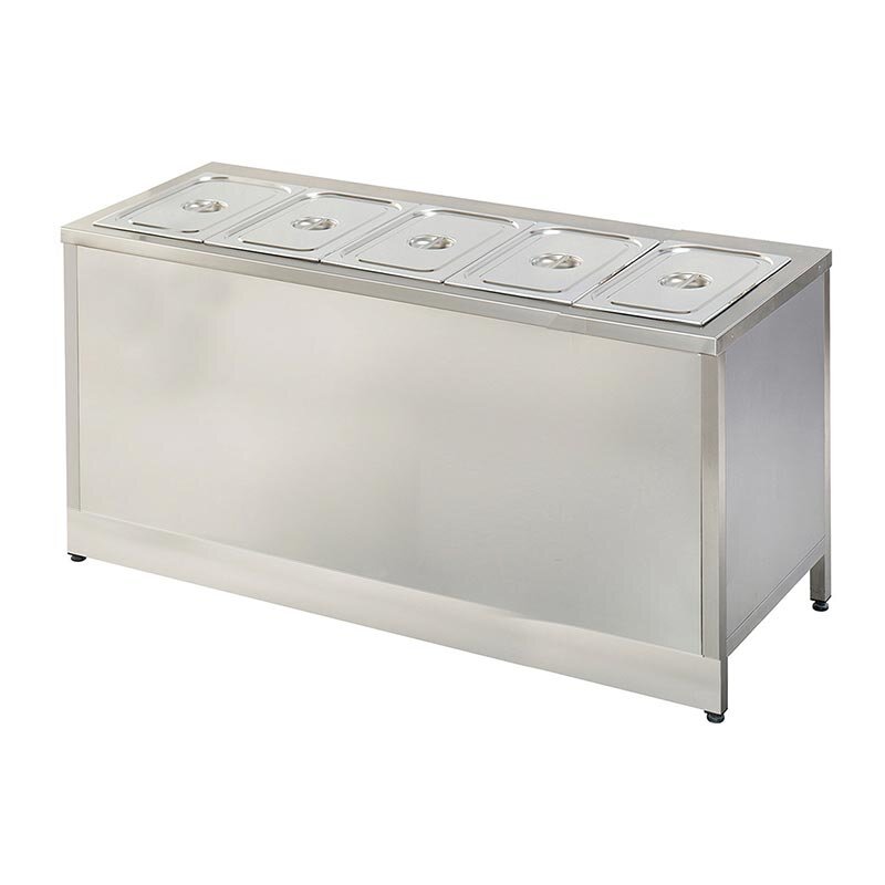 Öztiryakiler Sıcak Servis Ünitesi, Elektrikli, Paslanmaz Çelik, 190x70 cm - Öztiryakiler