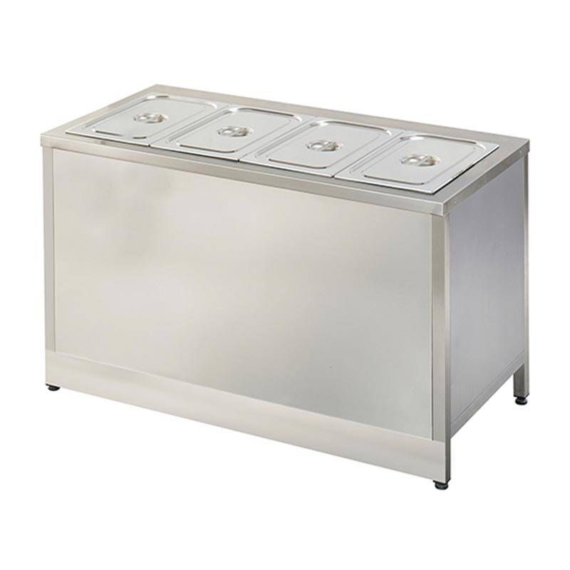 Öztiryakiler Sıcak Servis Ünitesi, Paslanmaz Çelik, 150x70 cm, Elektrikli - 1