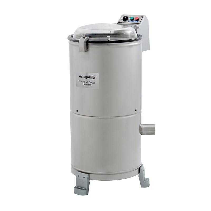 Öztiryakiler SKM 4035 Salata ve Sebze Kurutma Makinesi, Paslanmaz Çelik, 40 Lt. - Öztiryakiler