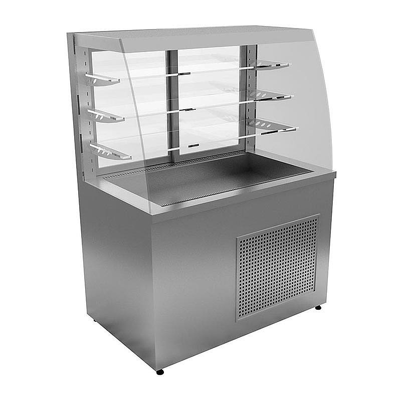 Öztiryakiler Soğuk Self Servis Teşhir Dolabı, 390 Lt, 75x120x160 Cm. - 1