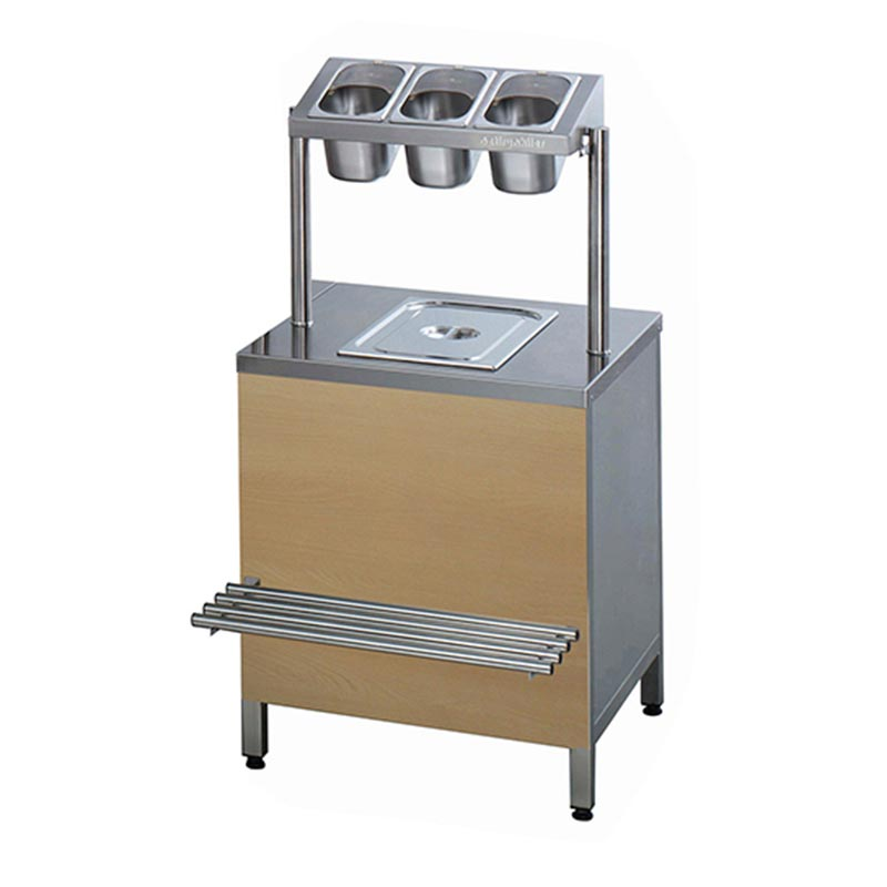 Öztiryakiler Tepsi Kaydırmalı Ahşap Kaplı Küver Ünitesi, 70x70 cm, Profesyonel - Öztiryakiler