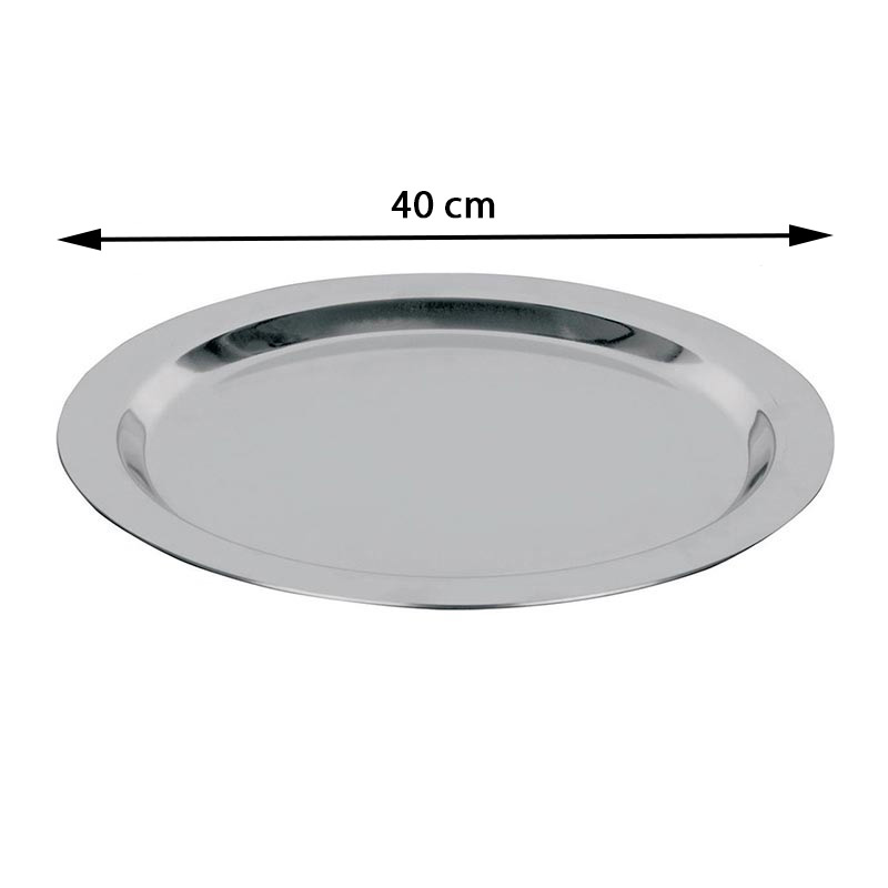 Öztiryakiler Yuvarlak Banket Tepsisi, 40x2 cm, Sunum Tepsisi - 2