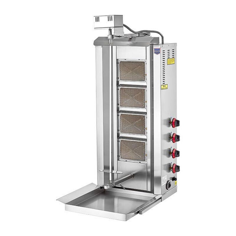 Remta D08(M) Üstten Motorlu Döner Ocağı, 4 Radyanlı, LPG - Remta