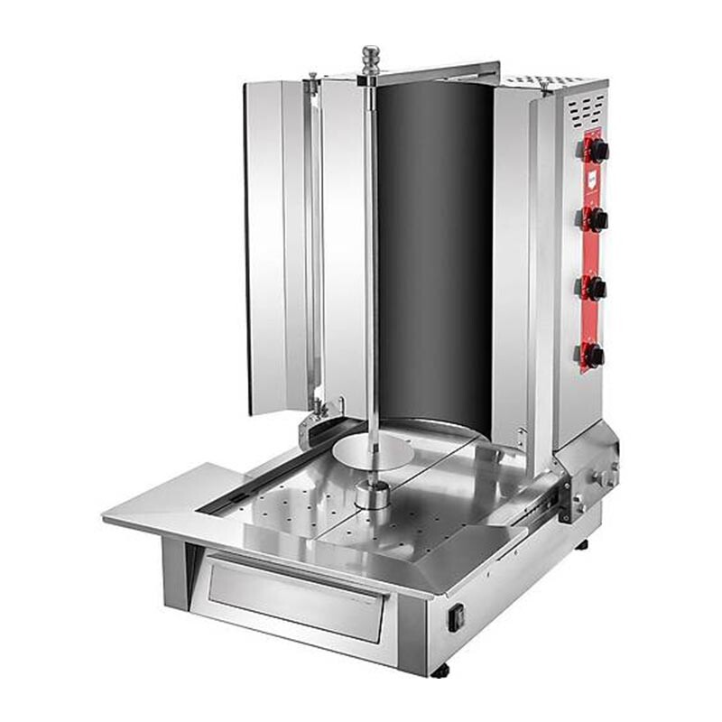 Remta MA05 Oval Camlı Alttan Motorlu 4 Radyanlı Döner Ocağı, Elektrikli - Remta