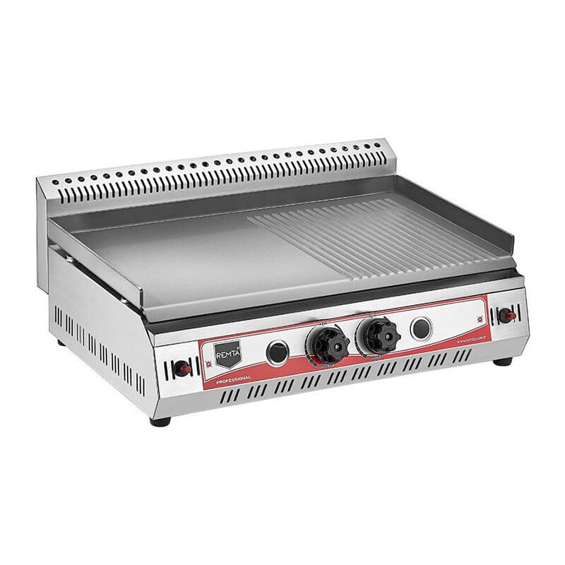 Remta R70CE(PO) Yarı Oluklu Pleyt Izgara, 70 cm, LPG - Remta