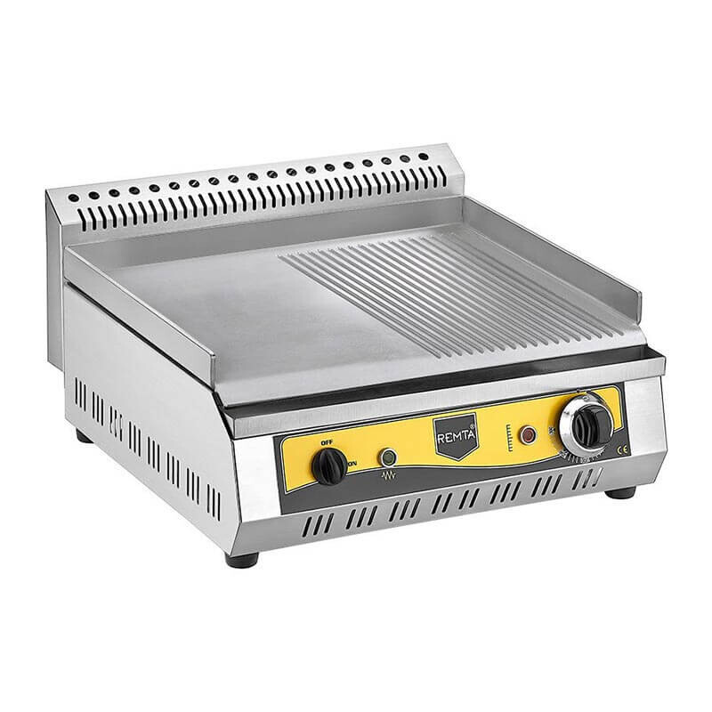 Remta R83(A) Yarı Oluklu Döküm Izgara, 50 cm, Elektrikli - Remta