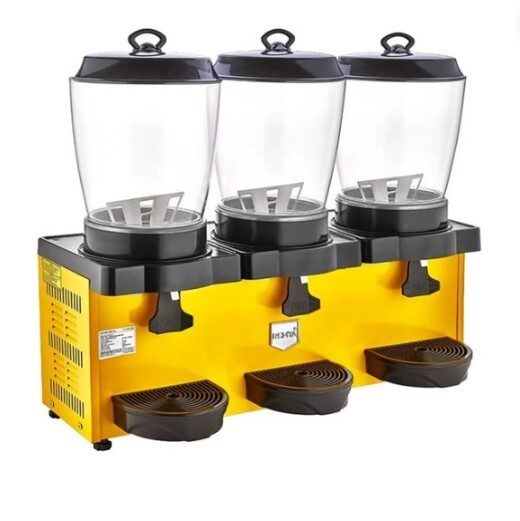 Remta Royal Mini Üçlü Şerbet ve Ayran Soğutucu, 11+11+11 Lt, Sarı - Remta