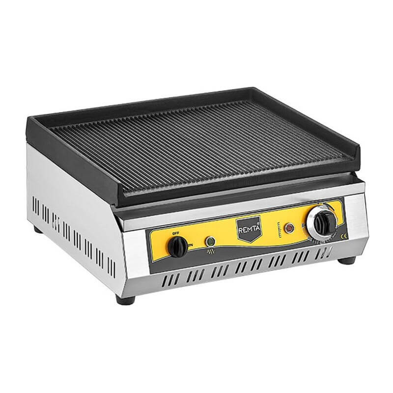 Remta RS94 Tam Oluklu Döküm Grill Izgara, 50 cm, Elektrikli - Remta