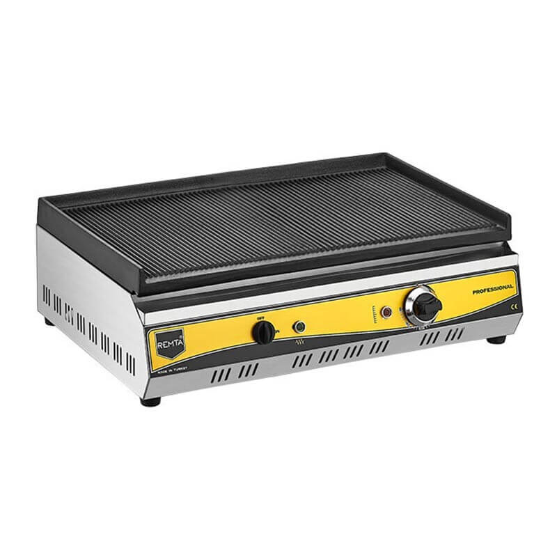 Remta RS95 Tam Oluklu Döküm Grill Izgara, 70 cm, Elektrikli - Remta