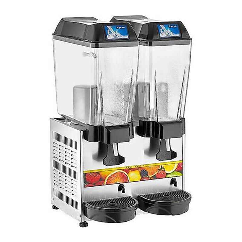 Remta ST14 Ayran Soğutucu, 2 Hazneli, Ayran+Ayran, 20+20 Lt, Sarı - Remta