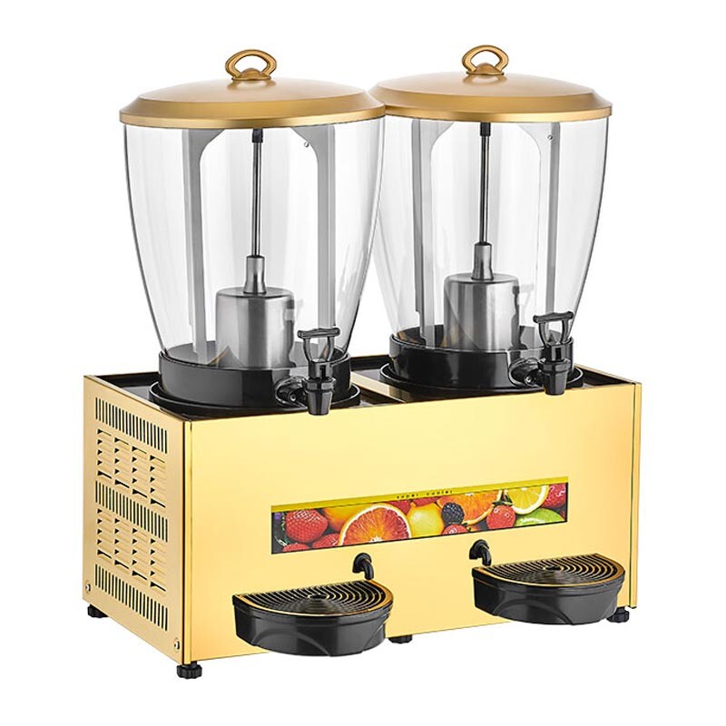 Remta ST29 Elegance Şerbet ve Ayran Soğutucu, 2 Hazneli, Şerbet+Ayran, 21+21 Lt, Gold - Remta