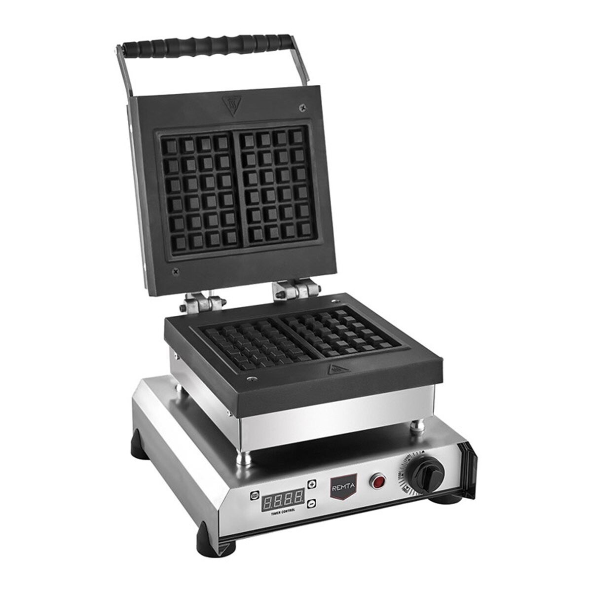 Remta W34K Değiştirilebilir Plakalı Kare Model Elektrikli Waffle - Remta