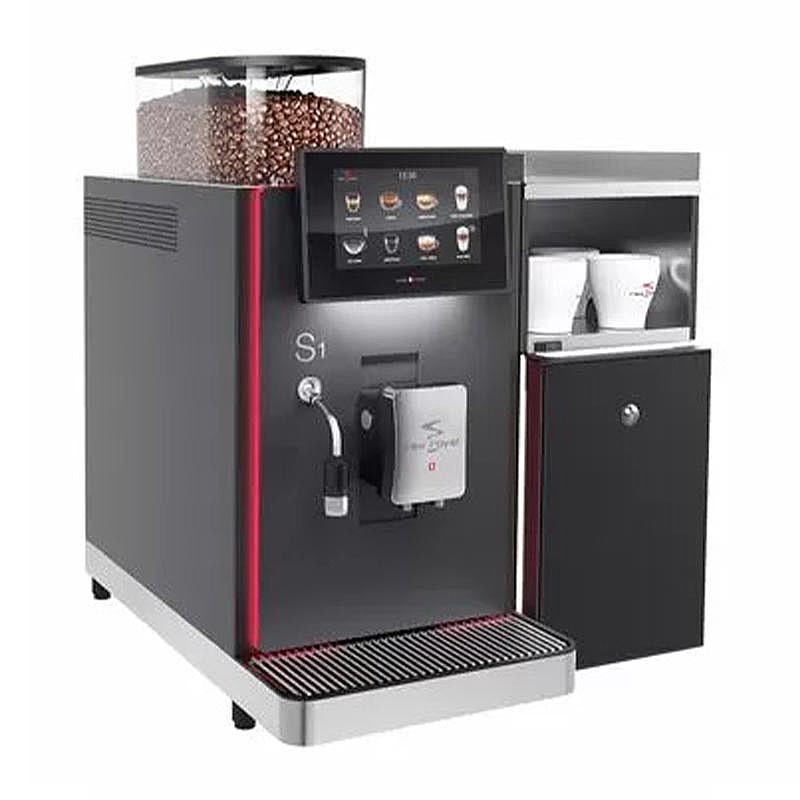 Rex Royal S1 MCTI Süper Otomatik Espresso Kahve Makinesi, Süt Sistemli, 310x635x599 mm. - Rex Royal