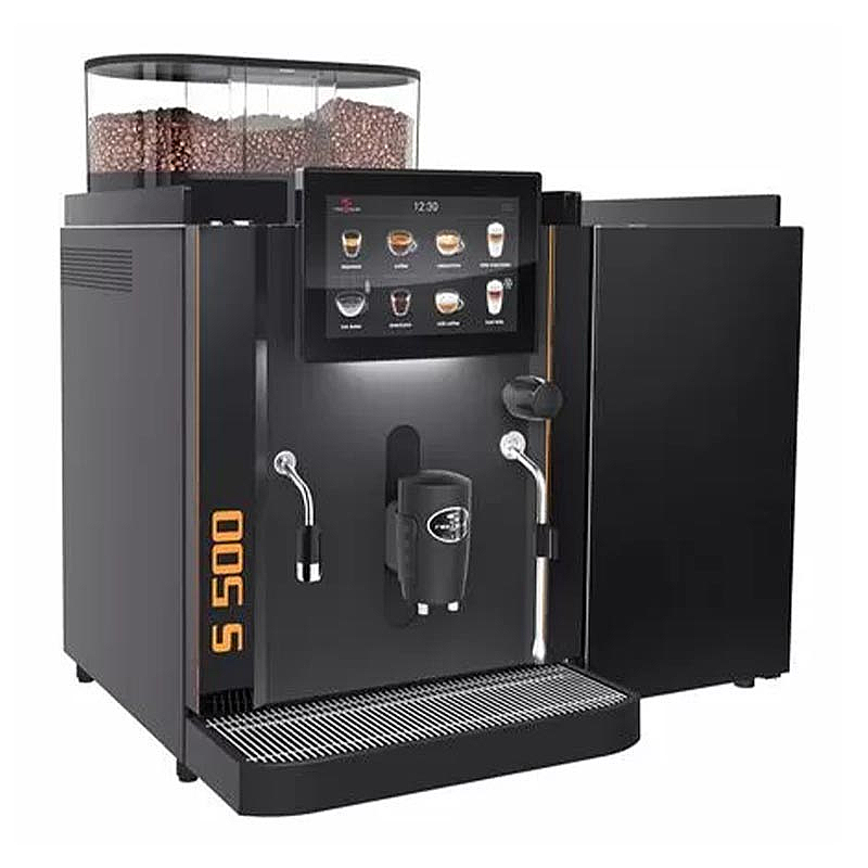 Rex Royal S500 MCST-CF Süper Otomatik Espresso Kahve Makinesi, Dokunmatik Ekran - Rex Royal