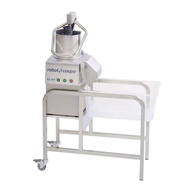 Robot Coupe CL 55 Sebze Doğrama Makinesi, 2 Kafalı, 400 V, Çelik Hazne - 1