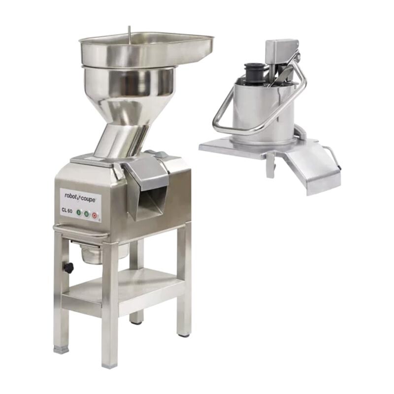 Robot Coupe CL 60 Sebze Doğrama Makinesi, 2 Kafalı, Çelik Hazne - 1