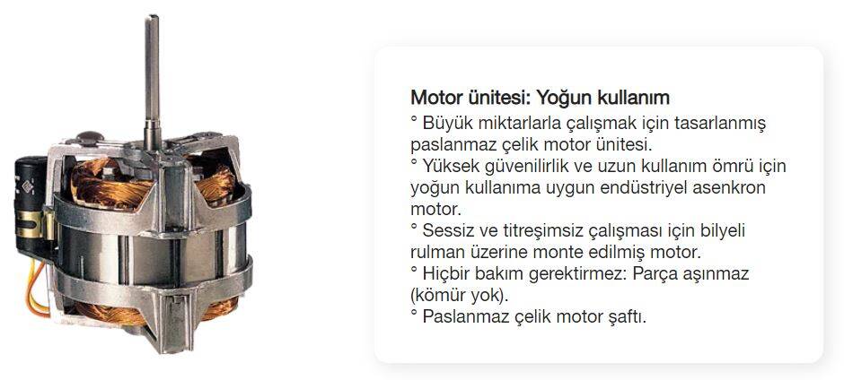 Robot Coupe CL 60 Sebze Doğrama Makinesi, 2 Kafalı, Çelik Hazne - 5