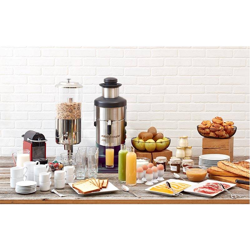 Robot Coupe J 80 Buffet Otomatik Katı Meyve Sıkacağı, Çelik Hazne - 2