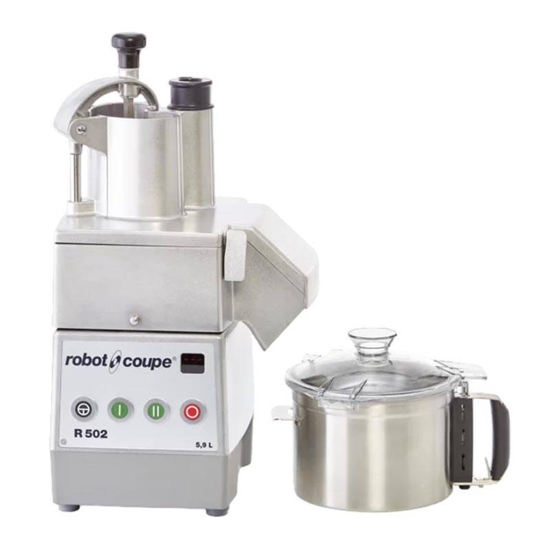 Robot Coupe R 502 Sebze Doğrama ve Parçalama Makinesi, 400 V, Çelik Hazne - 1