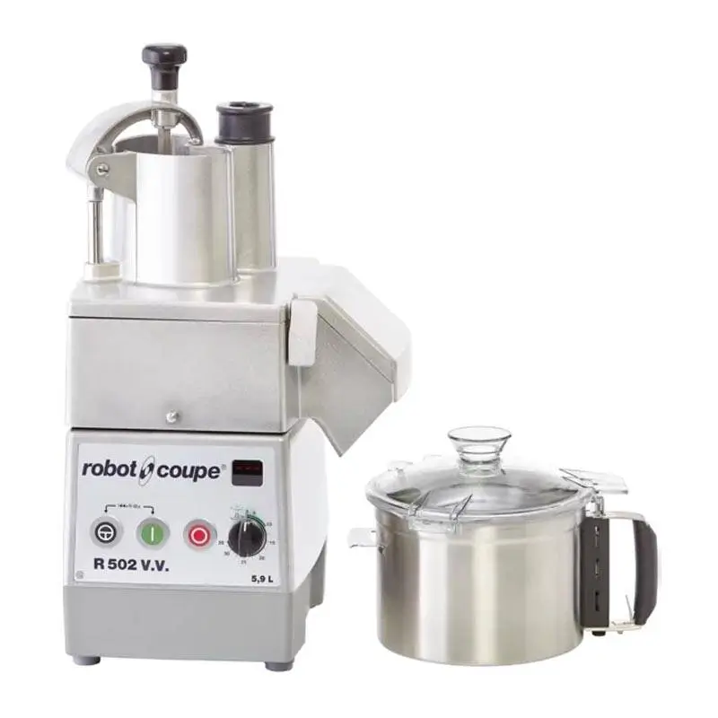 Robot Coupe R 502 V.V. Sebze Doğrama ve Parçalama Makinesi, Çelik Hazne - 1